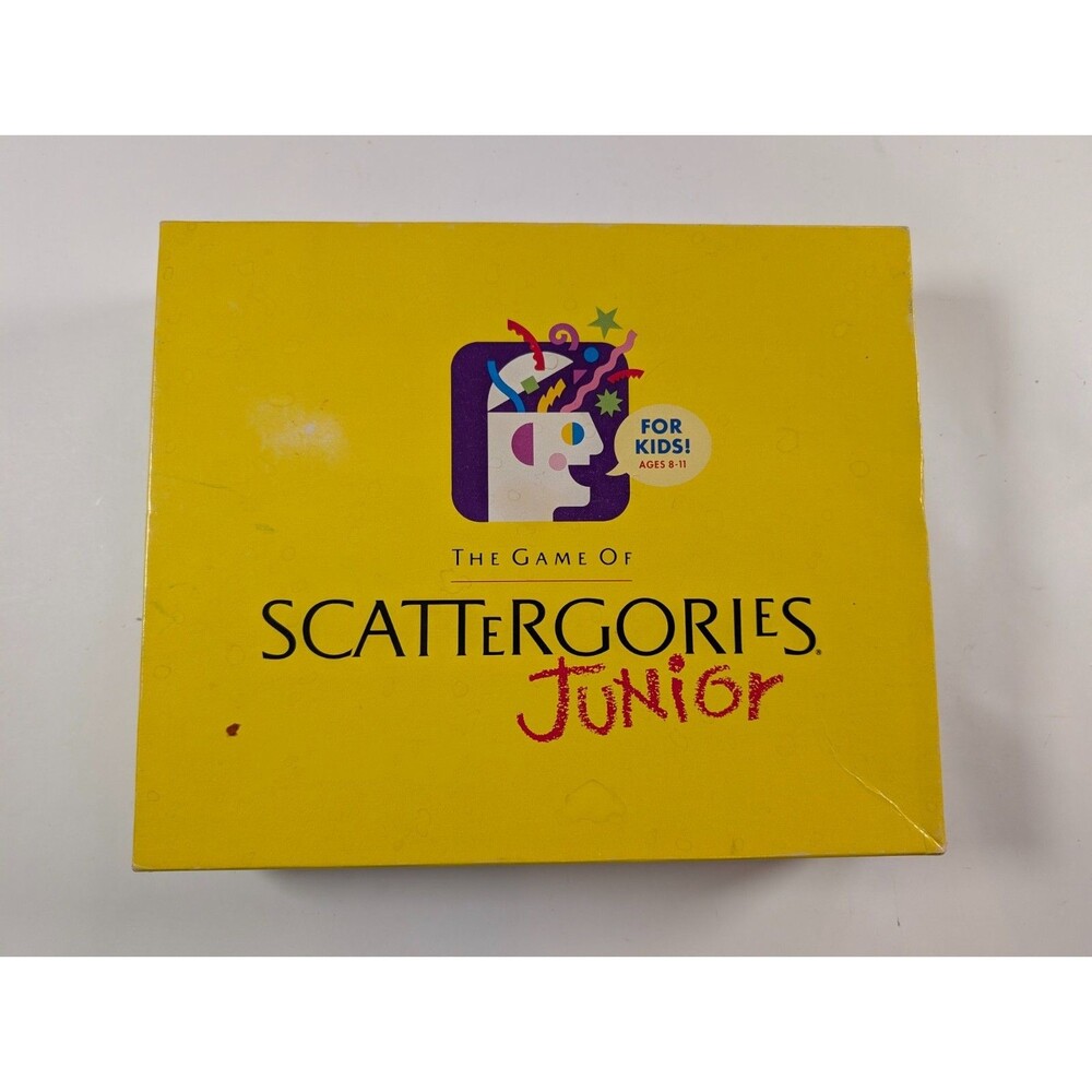 Vintage 1989 Scattergories Junior Milton Bradley Kids Word Game Complete